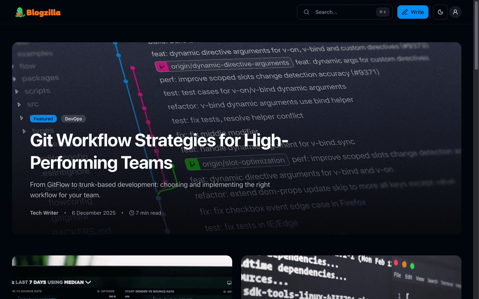 A Notion-Style Blogging Platform with AI On Tap